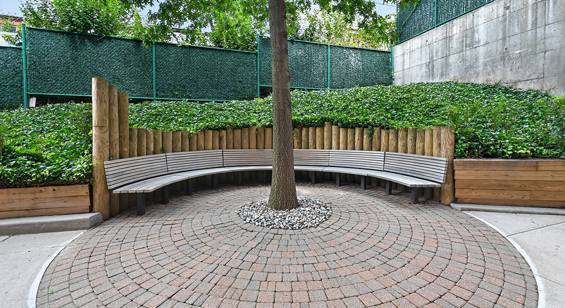 Sunset Gardens court yard