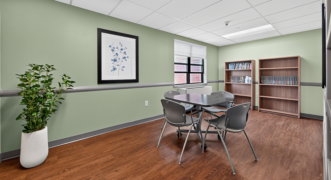 Sunset Gardens library