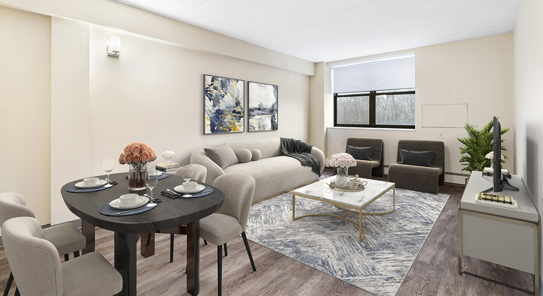Hackettstown Senior Apartments living room