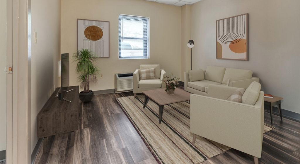 St. Martha's Village living room
