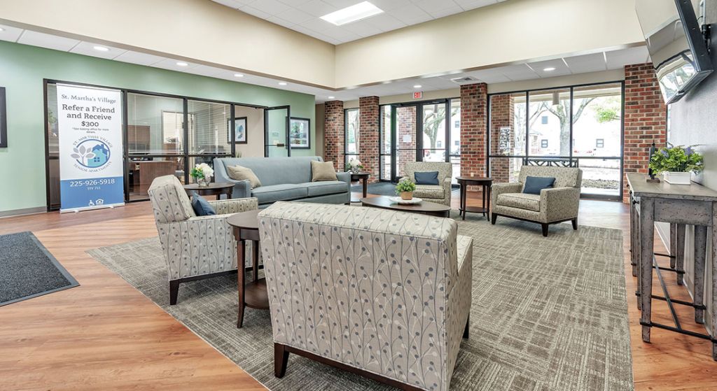 St. Martha's Village lounge