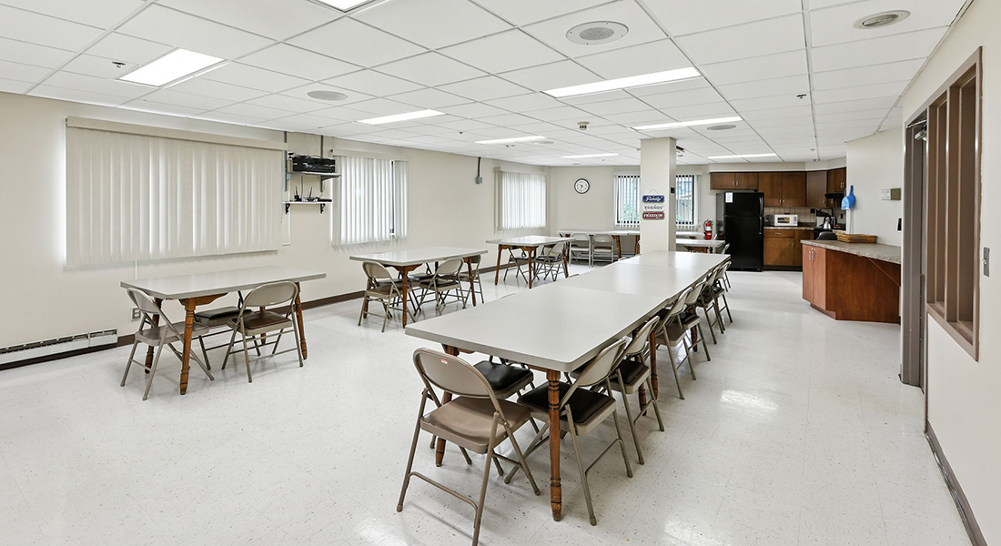 Washington Towers community room
