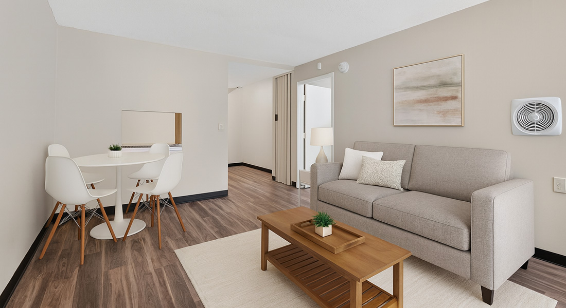 Christian Towers & Manor living room