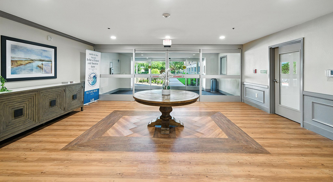 Mollie & Max Barnett & Tarrant County B'nai B'rith foyer