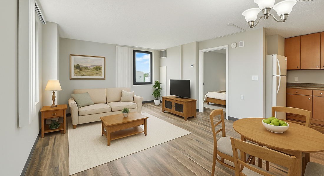 St. Andrews Towers living room