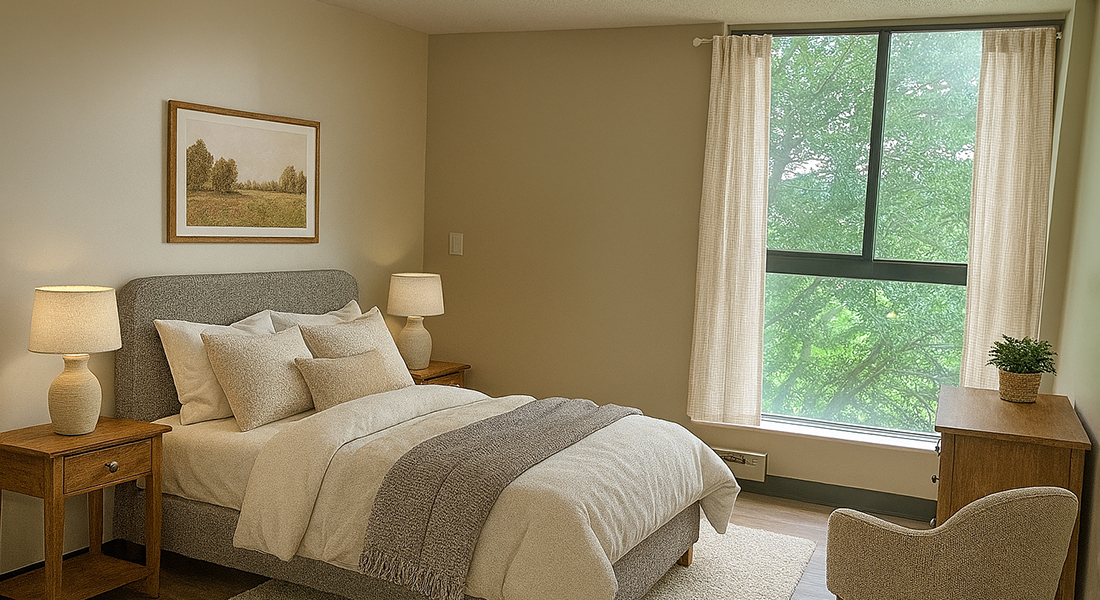 Riverbend Terrace bedroom