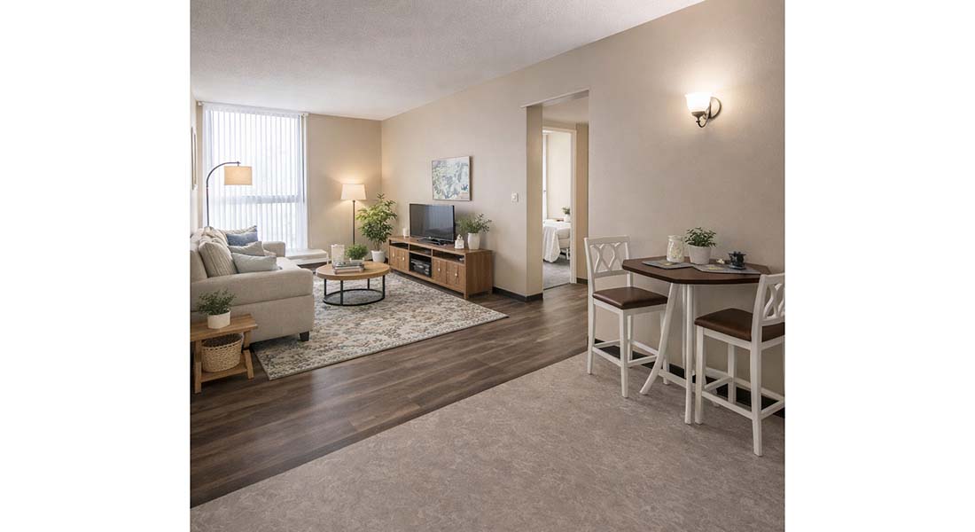 Riverbend Terrace living room